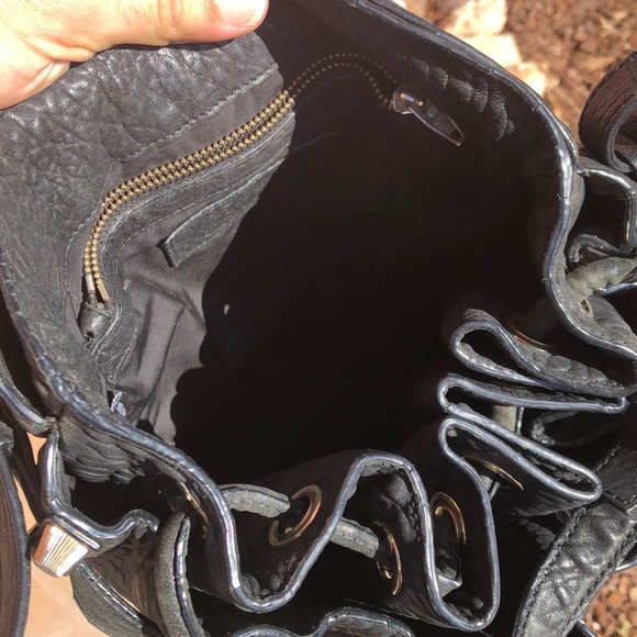 ✨Alexander Wang✨ Diego Bucket Black Purse Studs - Picture 4 of 8